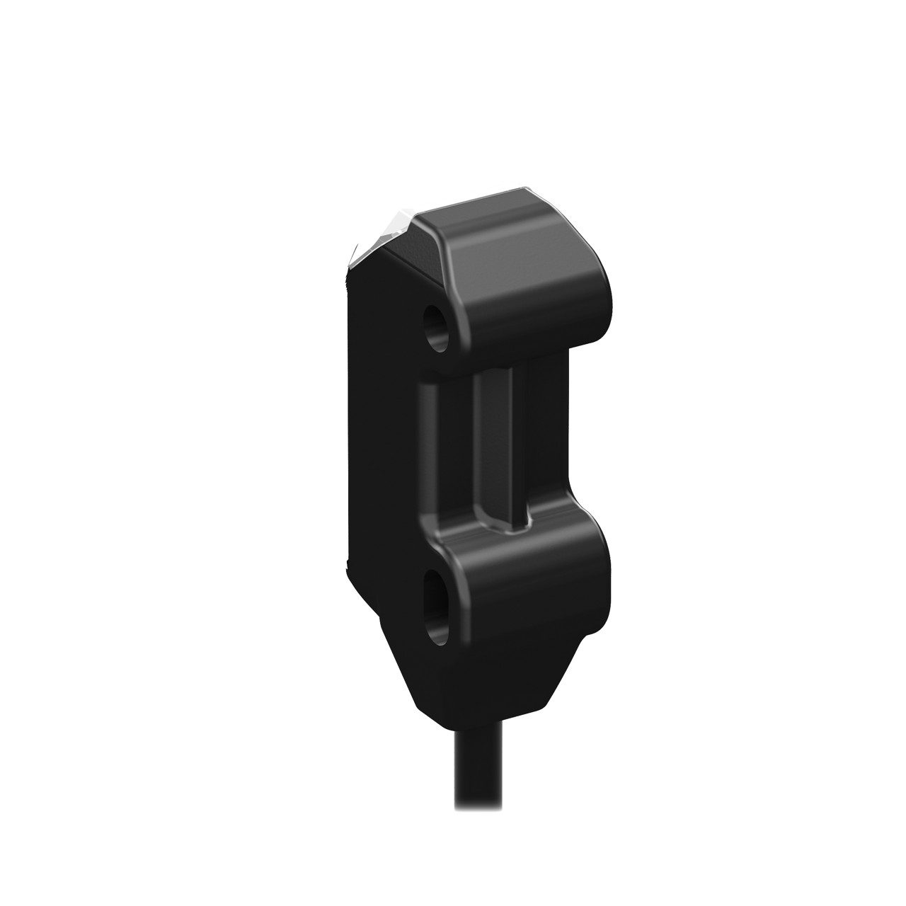 Banner Engineering Photoelectric Sensor; Convergent; Rectangular; 10mm Focus Range; 10-30VDC; PNP; Light Operate; M8 Pigtail QD